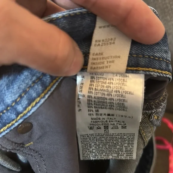 Diesel Blue Eyecons 0845L 2015/2nd Edition Buster Jean label 30x32 measure 32x33 - Picture 8 of 10